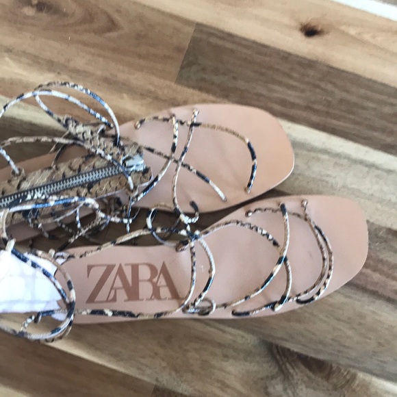 Zara Lace up sandals